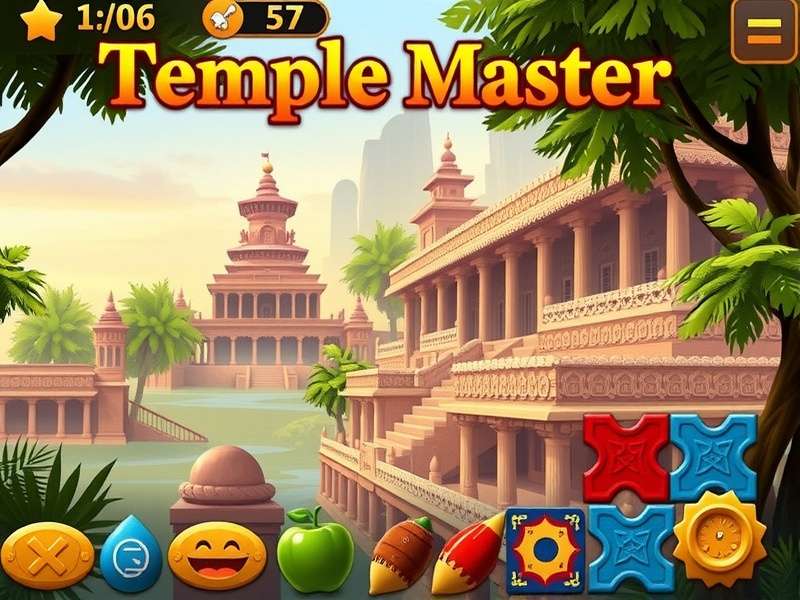 Temple Puzzle Master Game Screenshot